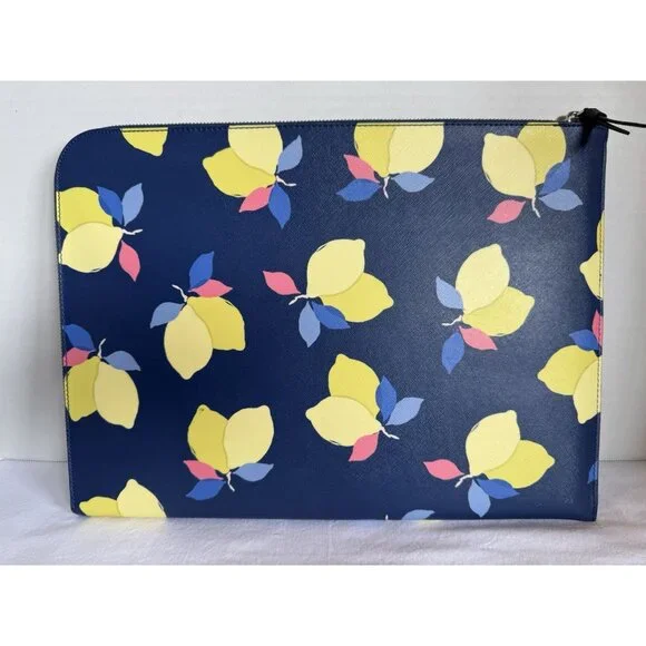 Kate Spade New York 15" Laptop Case, Cameron Lemon Zest, L-zip - Picture 2 of 3